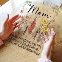 We'd Walk Within A Garden Forever - Personalized Acrylic Plaque