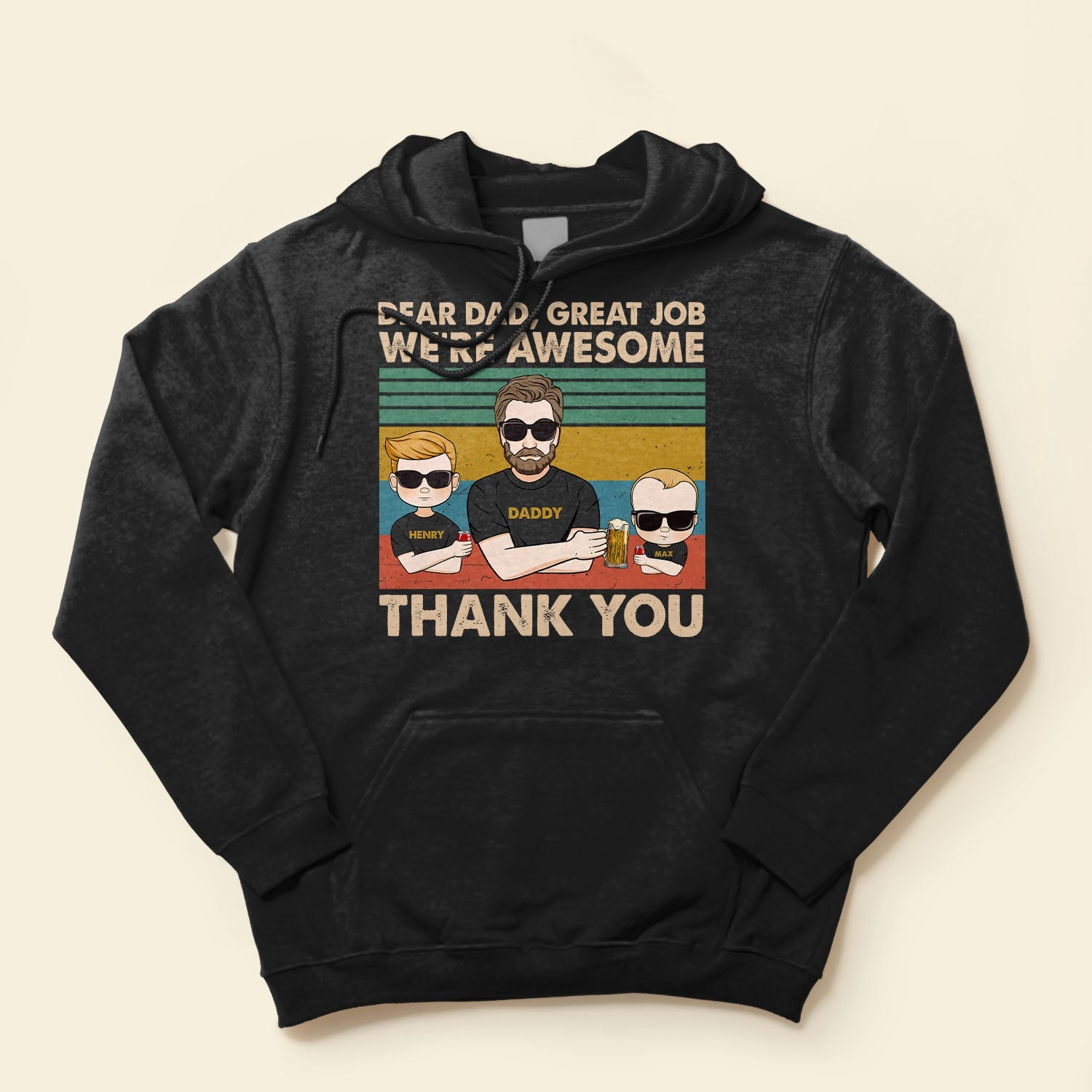 We're Awesome Thank You - Personalized Shirt Father's Day