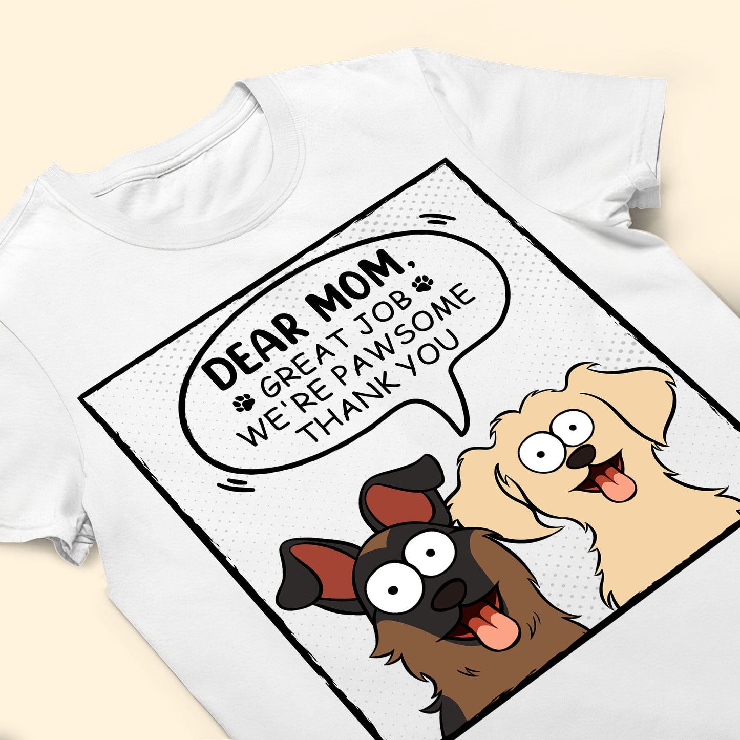 We're Pawsome Thank You - Personalized Shirt