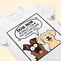 We're Pawsome Thank You - Personalized Shirt