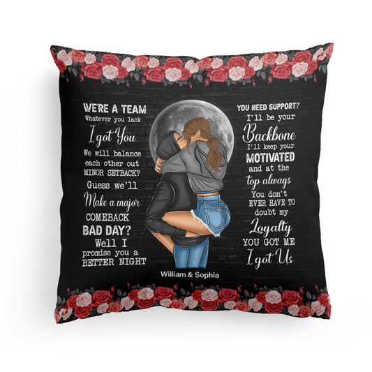 We're A Team Couples - Personalized Pillow (Insert Included)