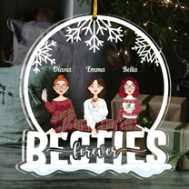 We're Besties Forever - Personalized Acrylic Ornament