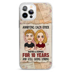 We're Going Strong - Personalized Clear Phone Case