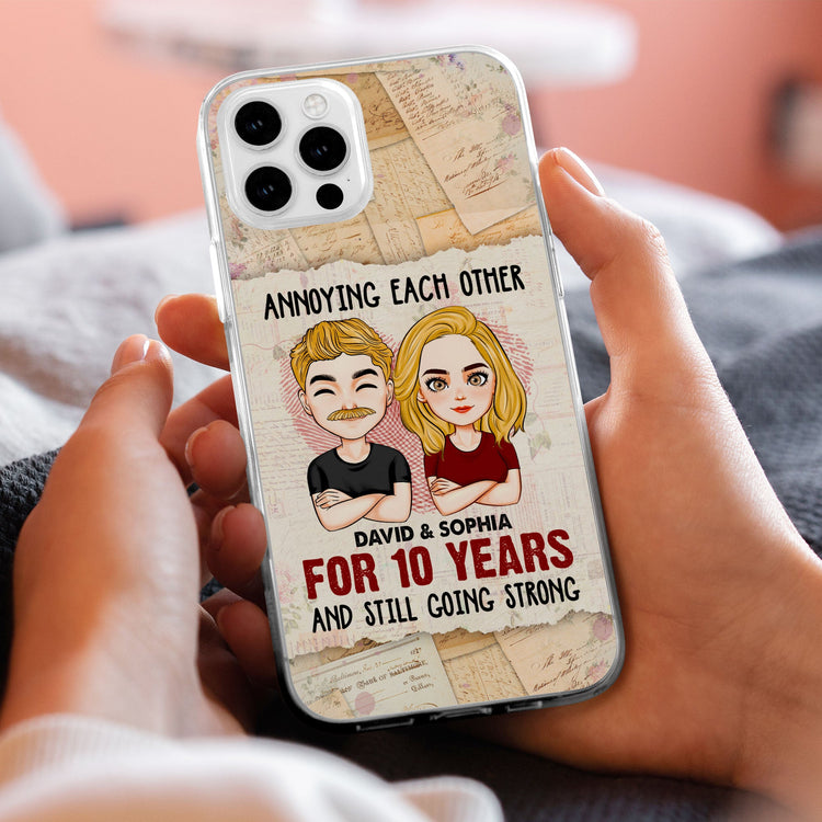 We're Going Strong - Personalized Clear Phone Case