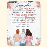 We're Hugging Too - Personalized Blanket