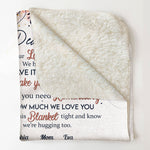 We're Hugging Too - Personalized Blanket