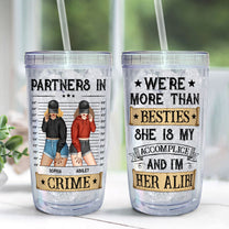 We're More Than Besties - Personalized Acrylic Tumbler With Straw