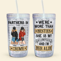 We're More Than Besties - Personalized Acrylic Tumbler With Straw