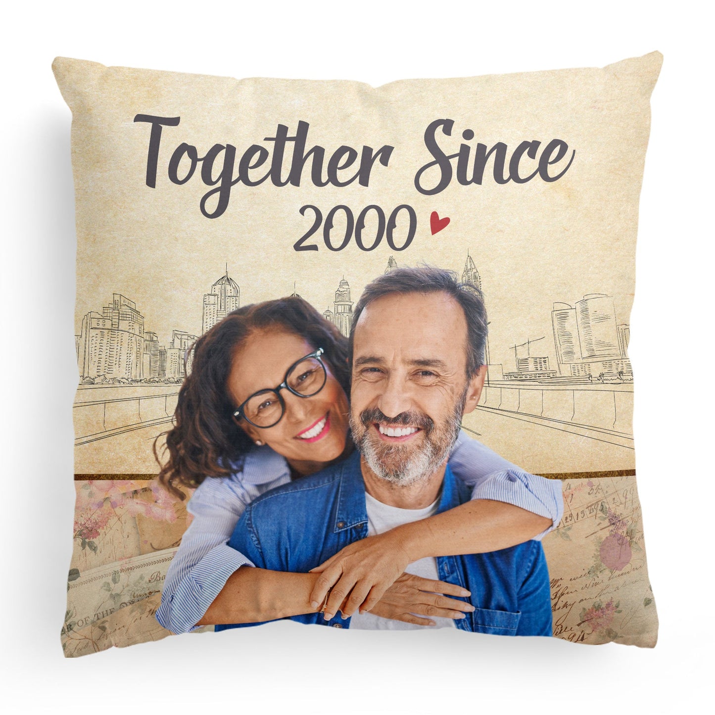 We've Together Since - Personalized Photo Pillow (Insert Included)