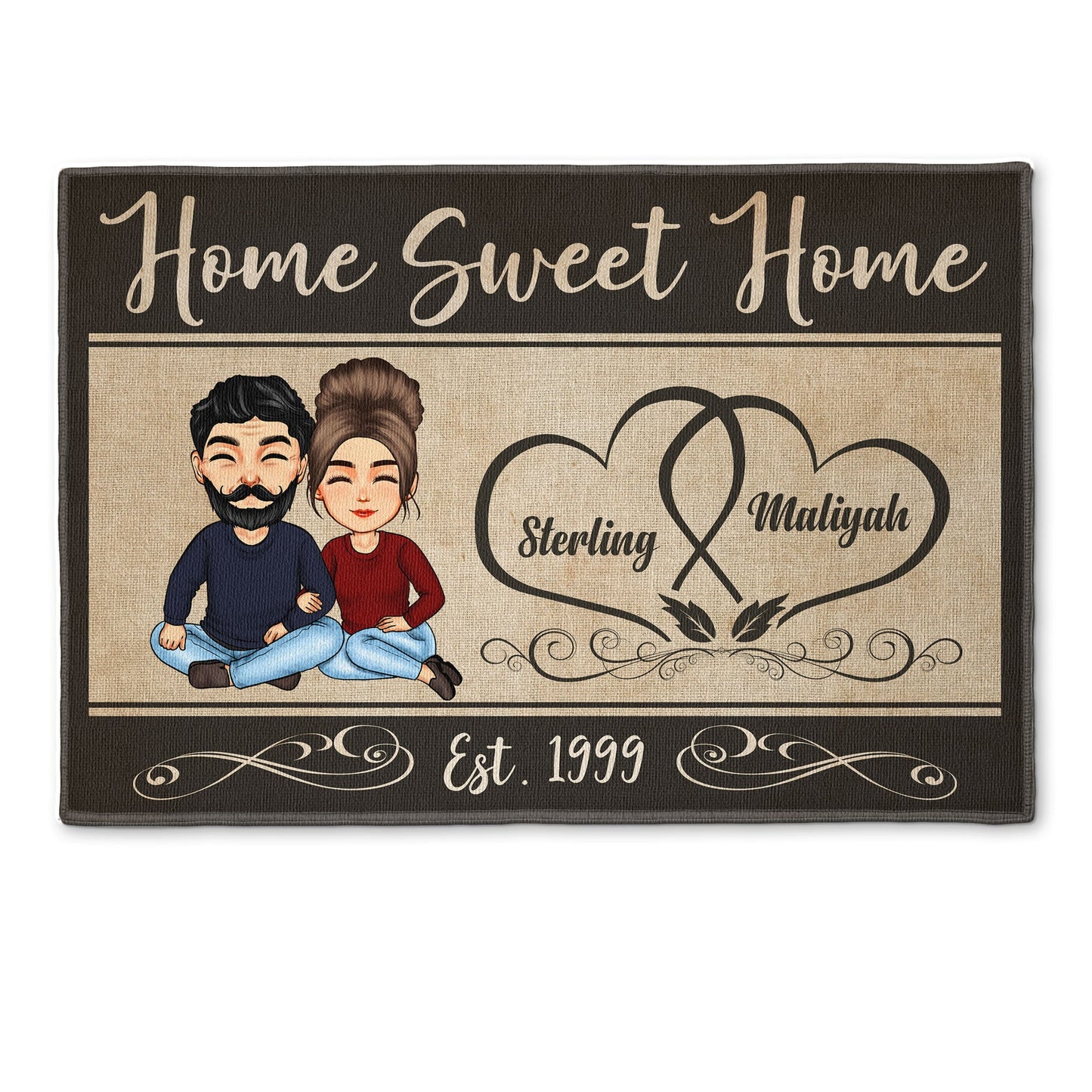 Welcome Home Honey - Personalized Doormat