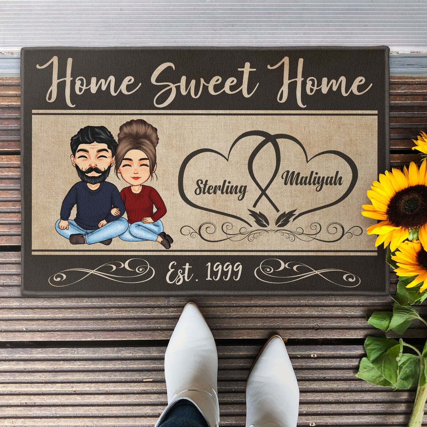 Welcome Home Honey - Personalized Doormat