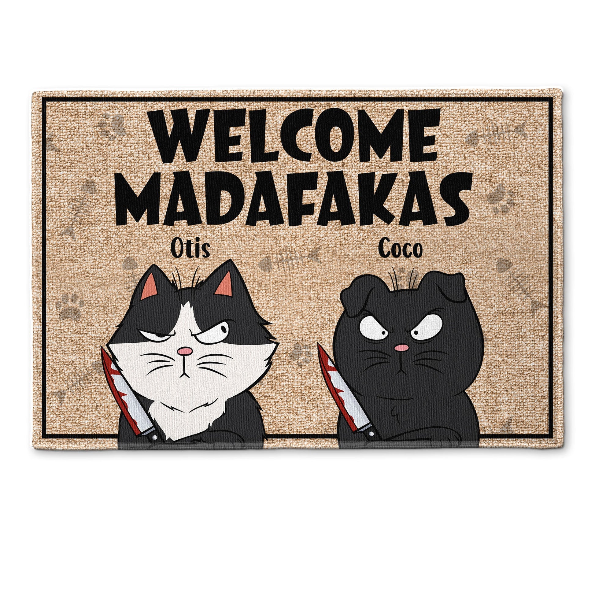 Welcome Madafakas - Personalized Doormat