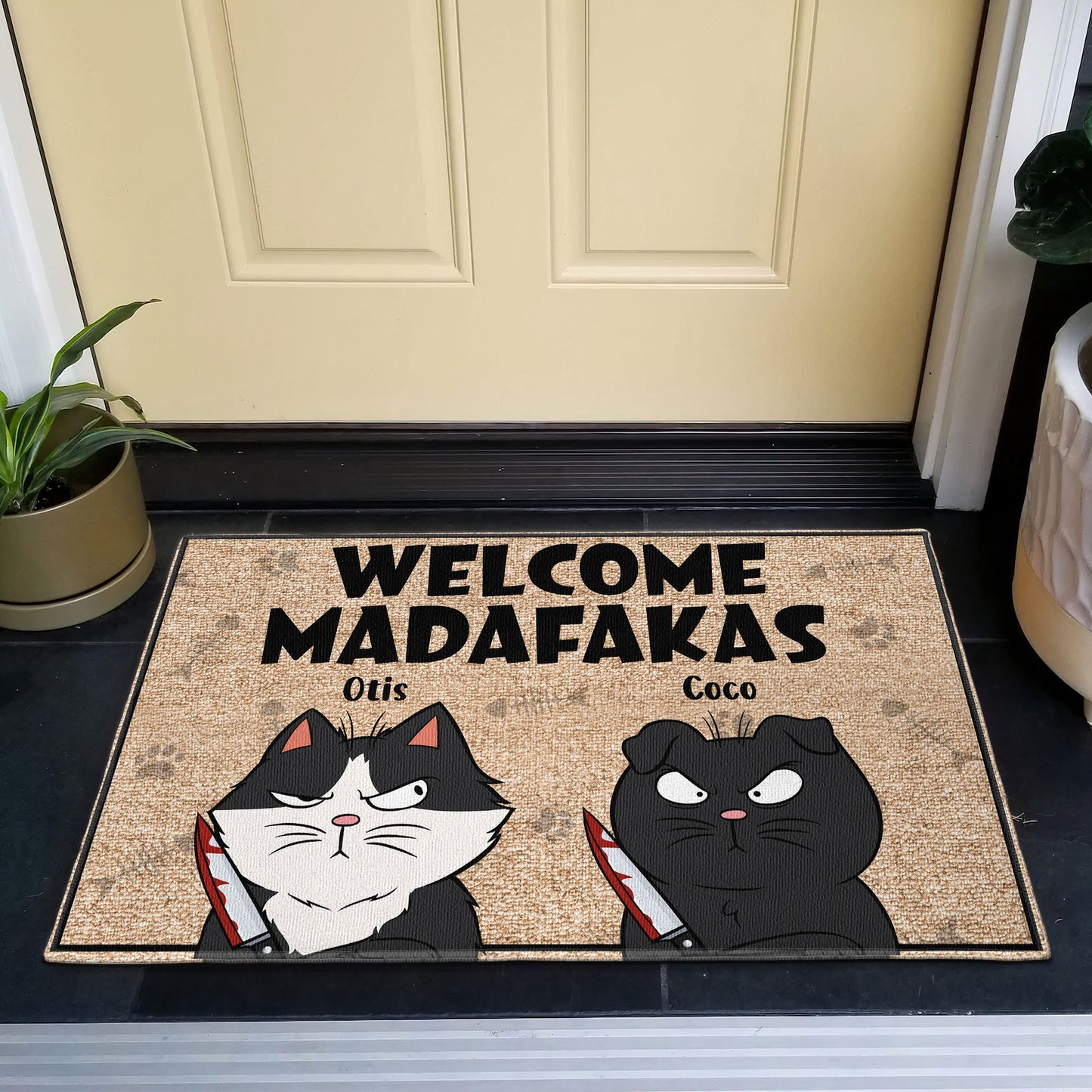 Welcome Madafakas - Personalized Doormat