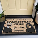 Welcome To Grandma & Grandpa's - Personalized Doormat