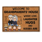 Welcome To Grandparents' House - Personalized Doormat