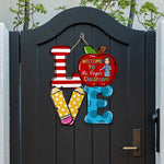 Welcome To My Classroom - Personalized Custom Shaped Wood Sign