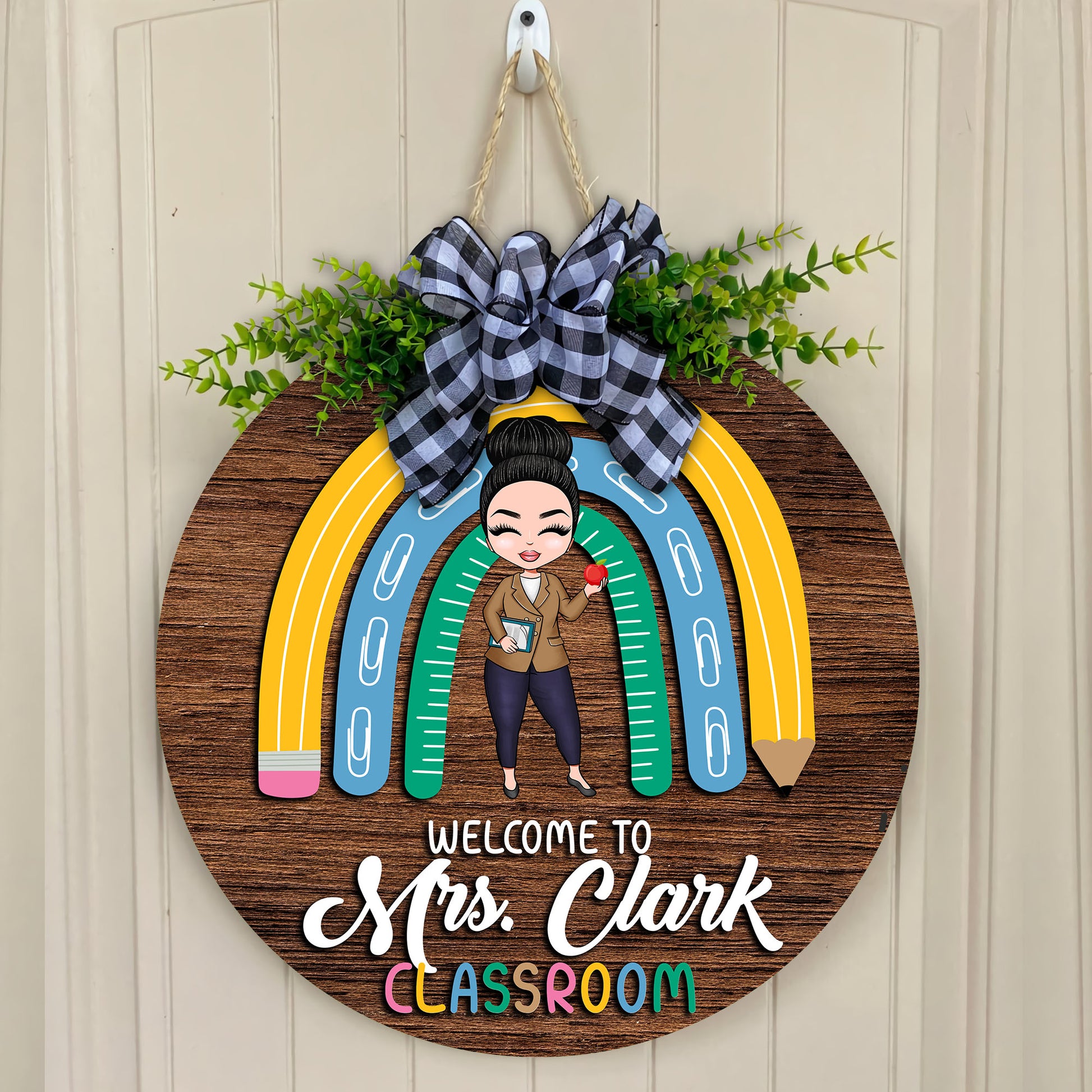 Welcome To My Classroom - Personalized Wood Sign - Decoration Gift For Teachers, Classroom