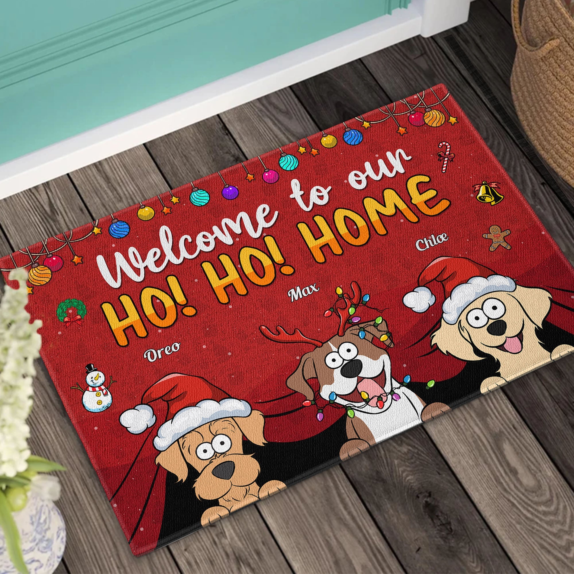 Welcome To My Ho!Ho!Home - Personalized Doormat