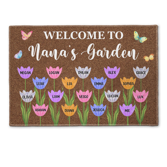 Welcome To Nana's House - Personalized Doormat