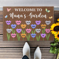 Welcome To Nana's House - Personalized Doormat