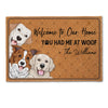 You Had Me At Woof - Personalized Doormat