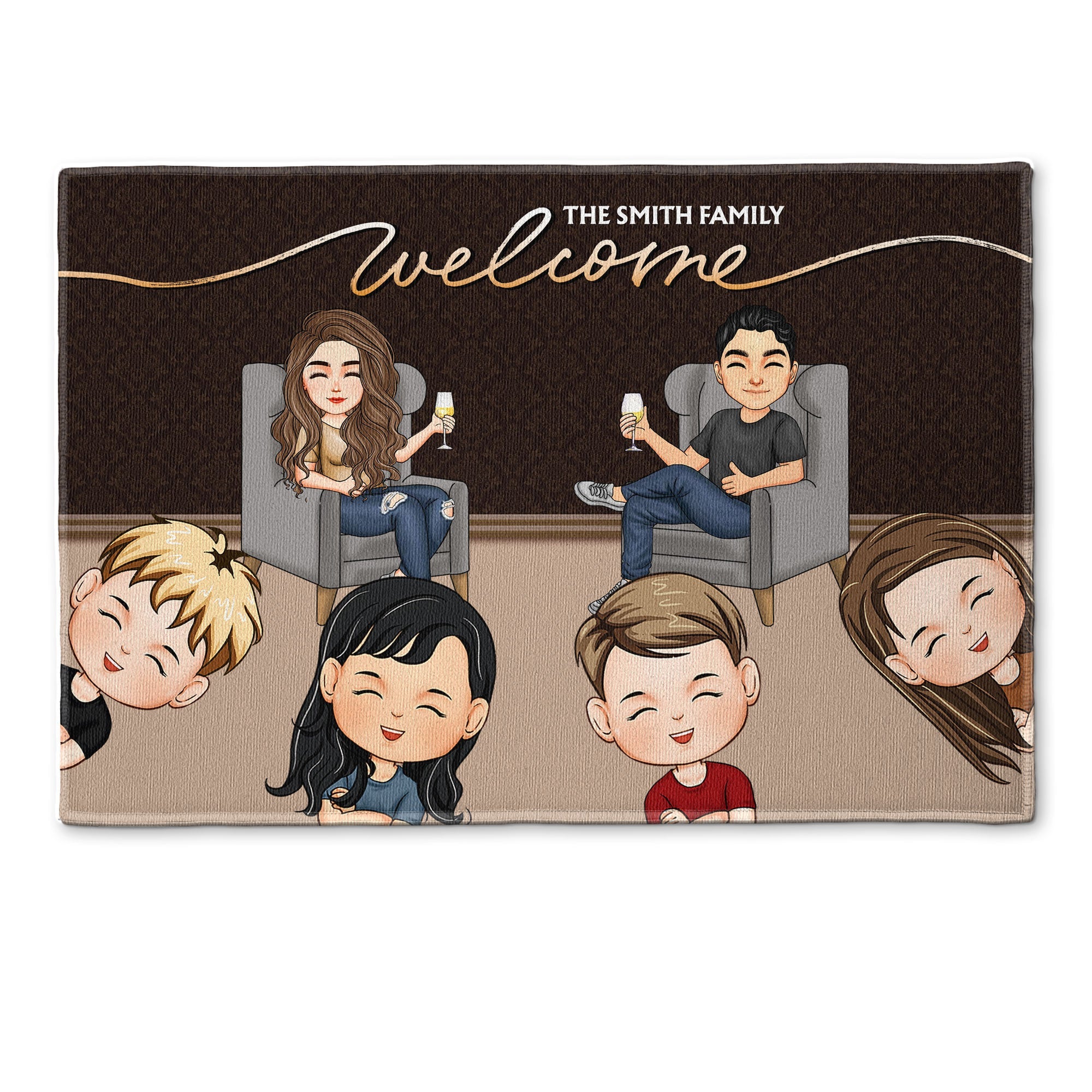 Welcome To Our Home - Personalized Doormat