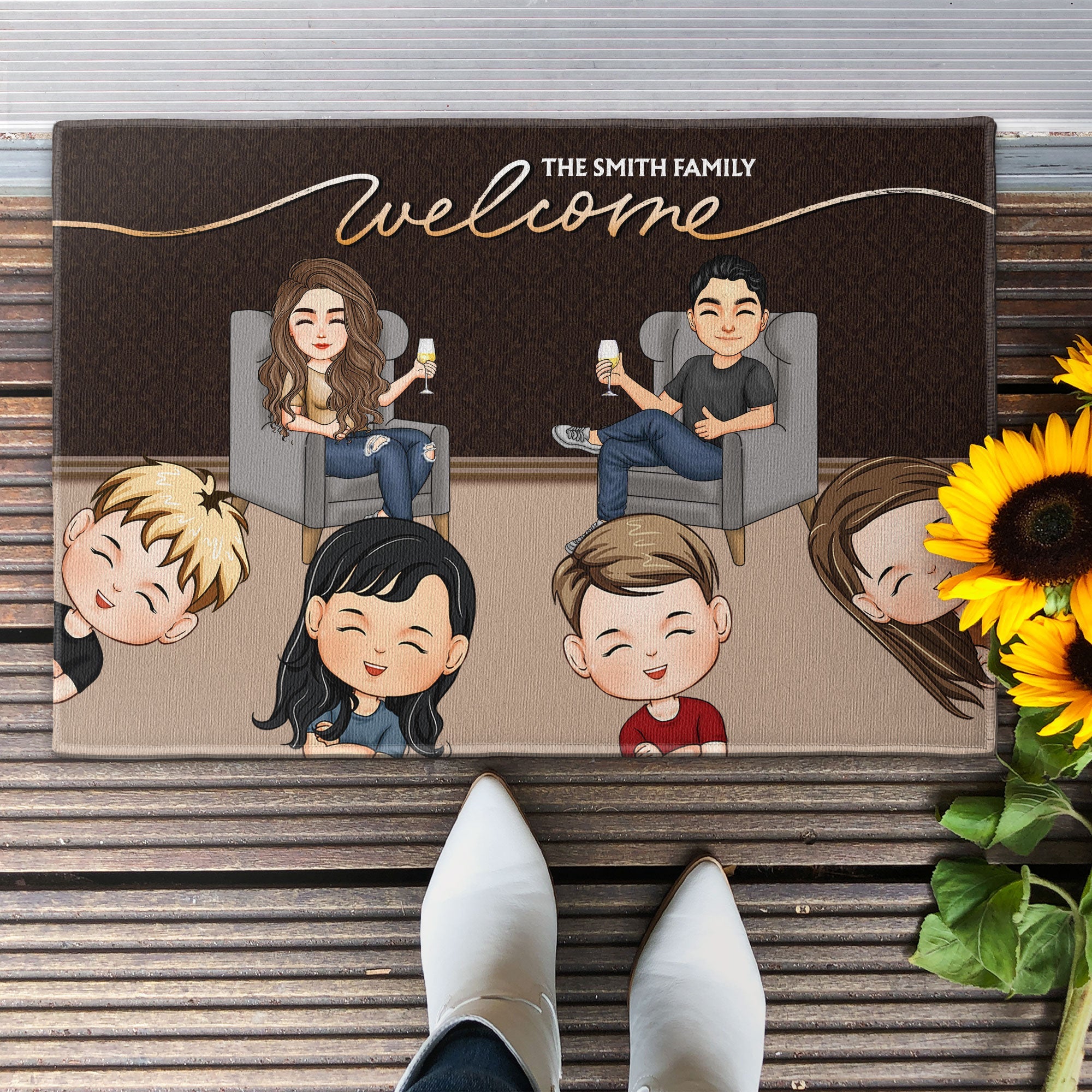 Welcome To Our Home - Personalized Doormat