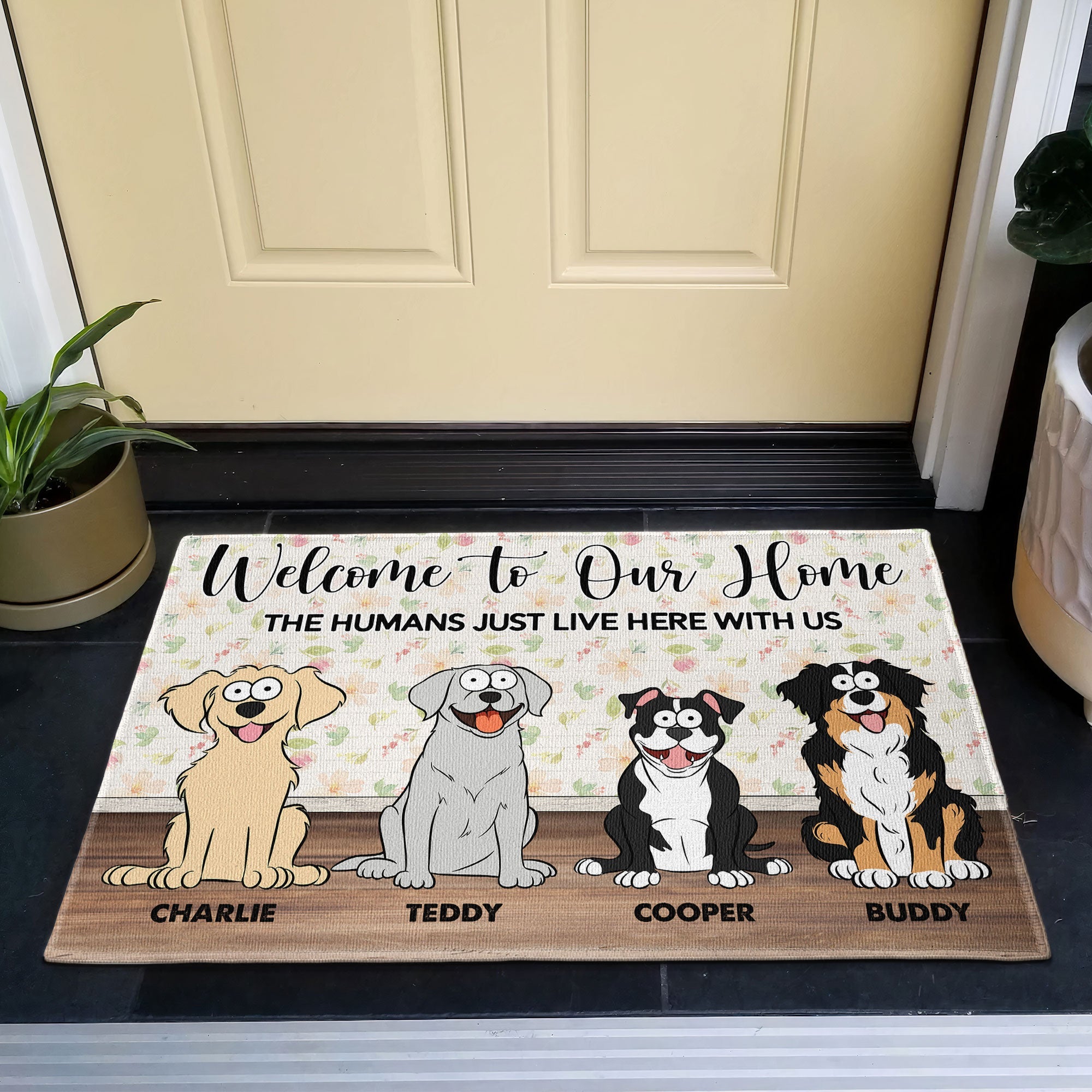 Welcome To Our Home - Personalized Doormat
