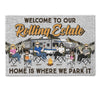 Welcome To Our Rolling Estate - Personalized Doormat