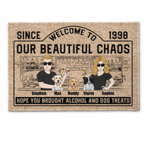 Welcome To The Sh**Show Hope You Brought - Personalized Doormat