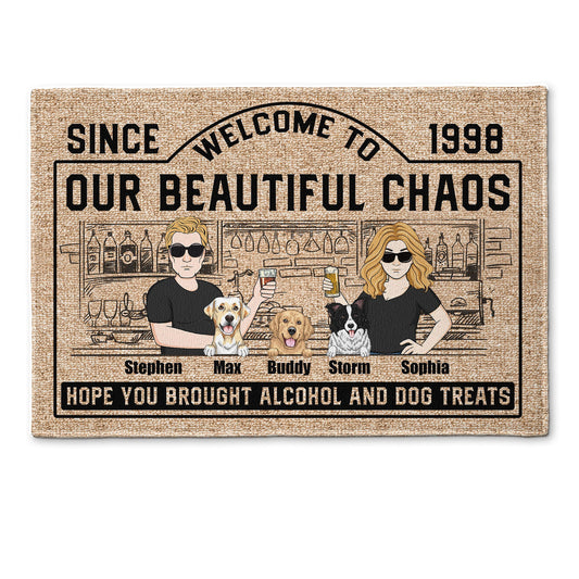 Welcome To The Sh**Show Hope You Brought - Personalized Doormat