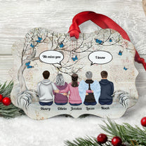 We'll Always Miss You - Personalized Aluminum Ornament - Christmas, Home Decor, Memorial Gift For Family With Lost Ones, Beloved Friends