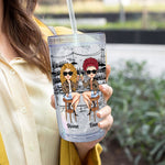 We'll Be New Besties - Personalized Acrylic Tumbler With Straw