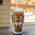We'll Be New Besties - Personalized Acrylic Tumbler With Straw