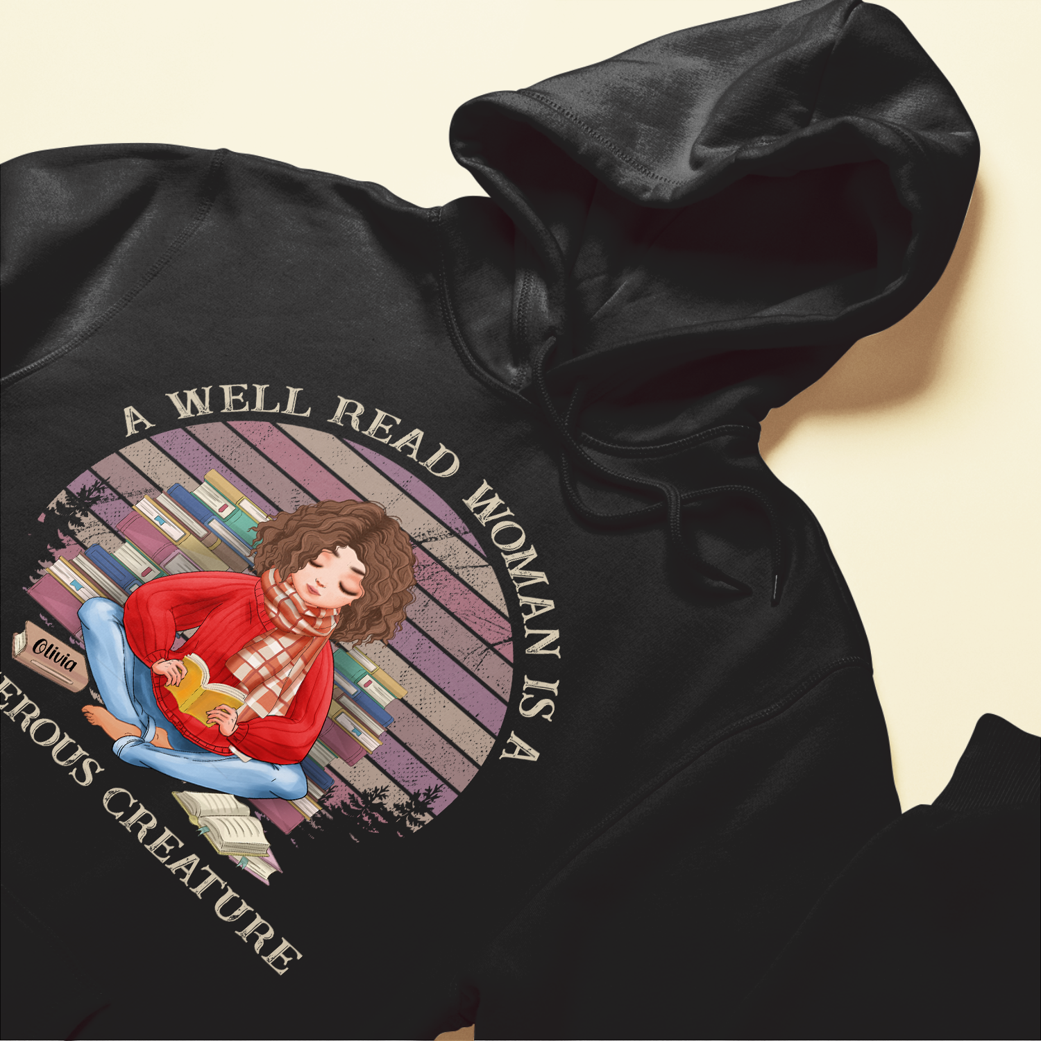 Well Read Woman Is A Dangerous Creature - Personalized Shirt - Gift For Book Lovers
