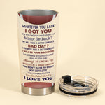 We're A Team - Personalized Tumbler Cup - Birthday, Anniversary Gift For Football Couple, Boyfriend, Girlfriend, Husband & Wife