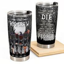 We're Friends Until We Die - Personalized Tumbler Cup - Halloween Gift For Besties - Devil Girls
