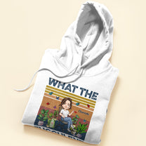 What The Fucculent  - Personalized Shirt - Birthday, FunnyGift For Gardening Lovers, Gardener