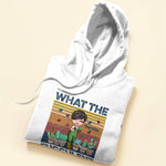 What The Fucculent - Personalized Vintage Shirt - Gift For Gardener