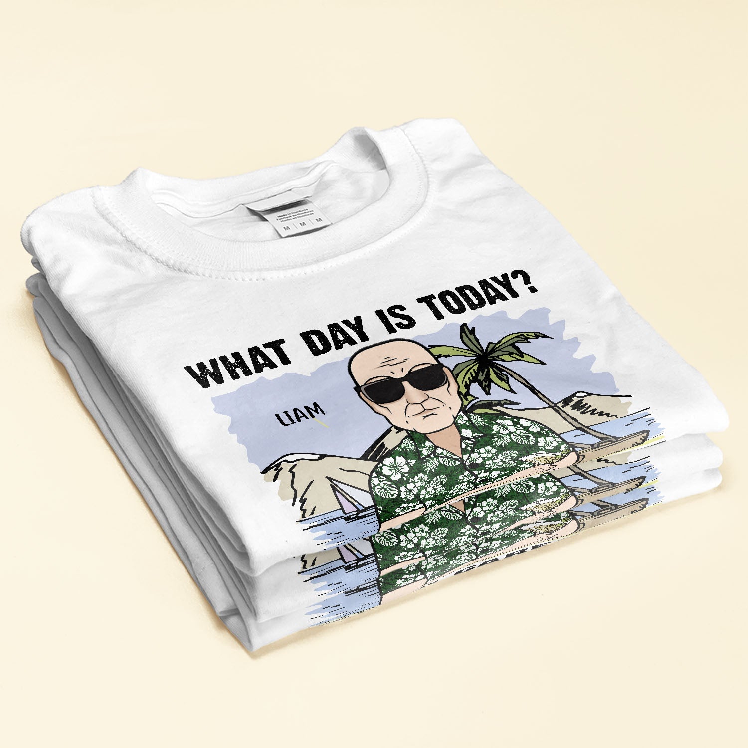 What's Day Is Today I'm Retired - Personalized Shirt - Retirement Gift For Man, Woman, Grandparents