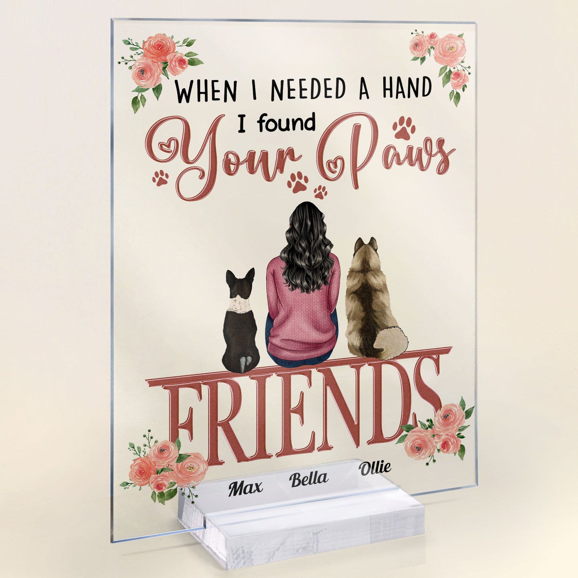 To The Best Dog Mom You Are Paw-fect - Gift For Mother's Day, Personalized  Acrylic Plaque