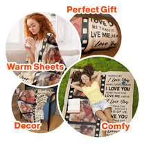 When I Say I Love You More - Personalized Photo Blanket