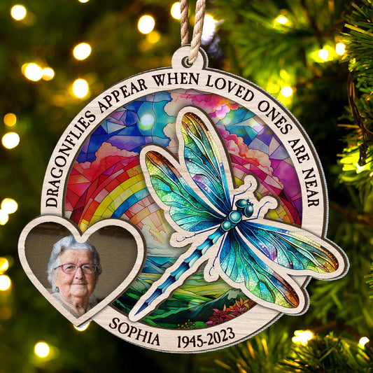When Loved Ones Are Near - Personalized Suncatcher Ornament