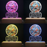 When Robins Appear A Loved One Is Near - Personalized LED Light