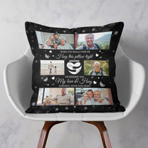 When You Miss Me Hug This Pillow - Personalized Photo Pillow