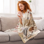 When We Get To The End Of Our Lives Together - Personalized Blanket - Old Couples