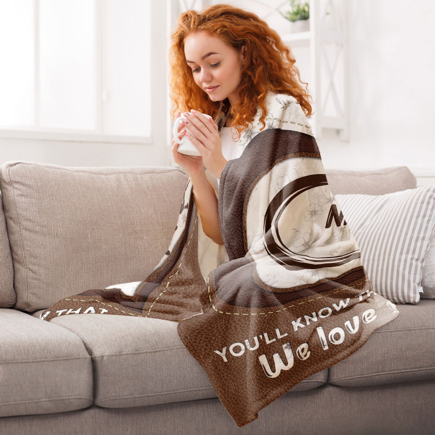 Whenever You Touch This Heart - Personalized Blanket