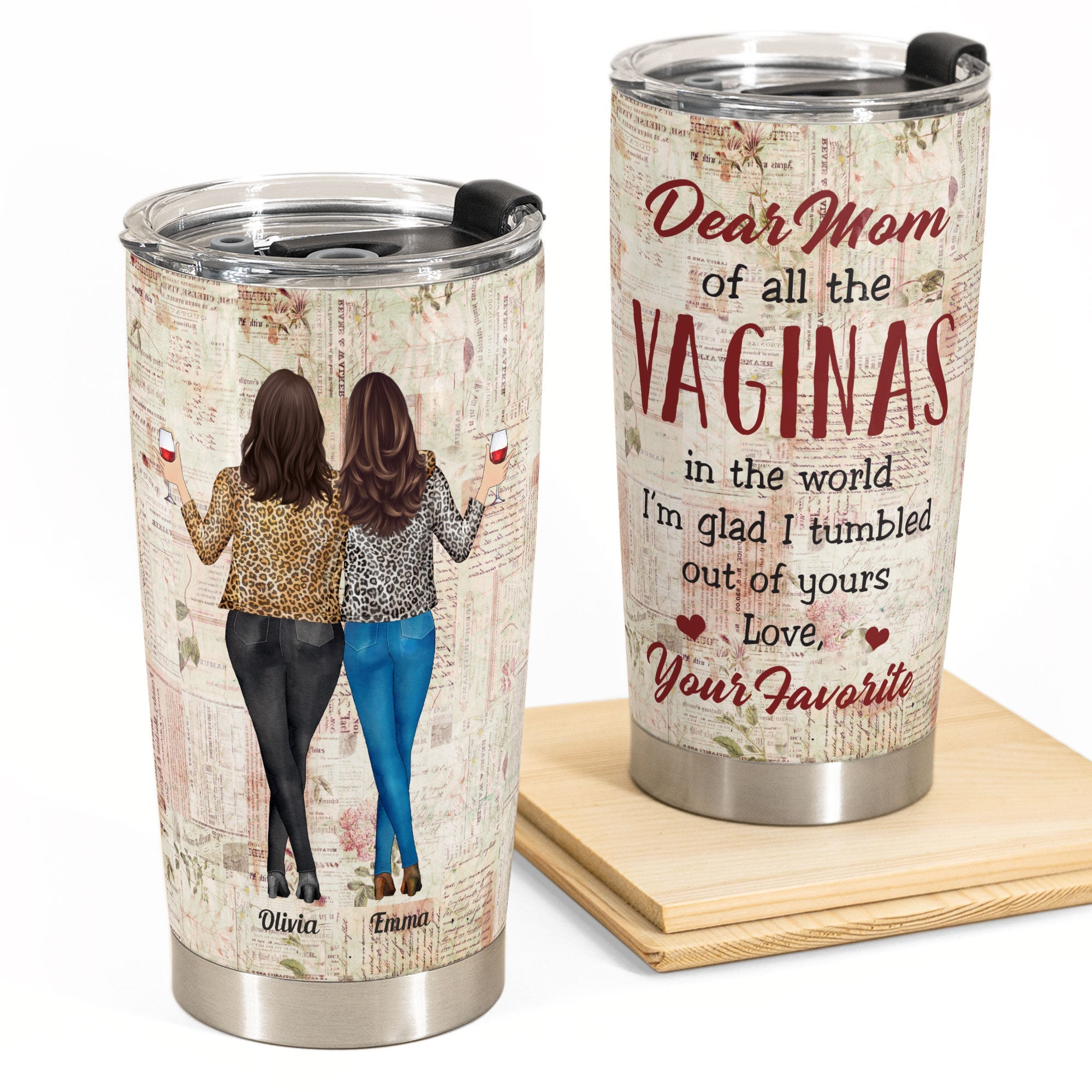 Mom Out Of All The Vaginas I'm Happy I Tumbled Out Of Yours Candle, Mother's  Day Gift Ideas