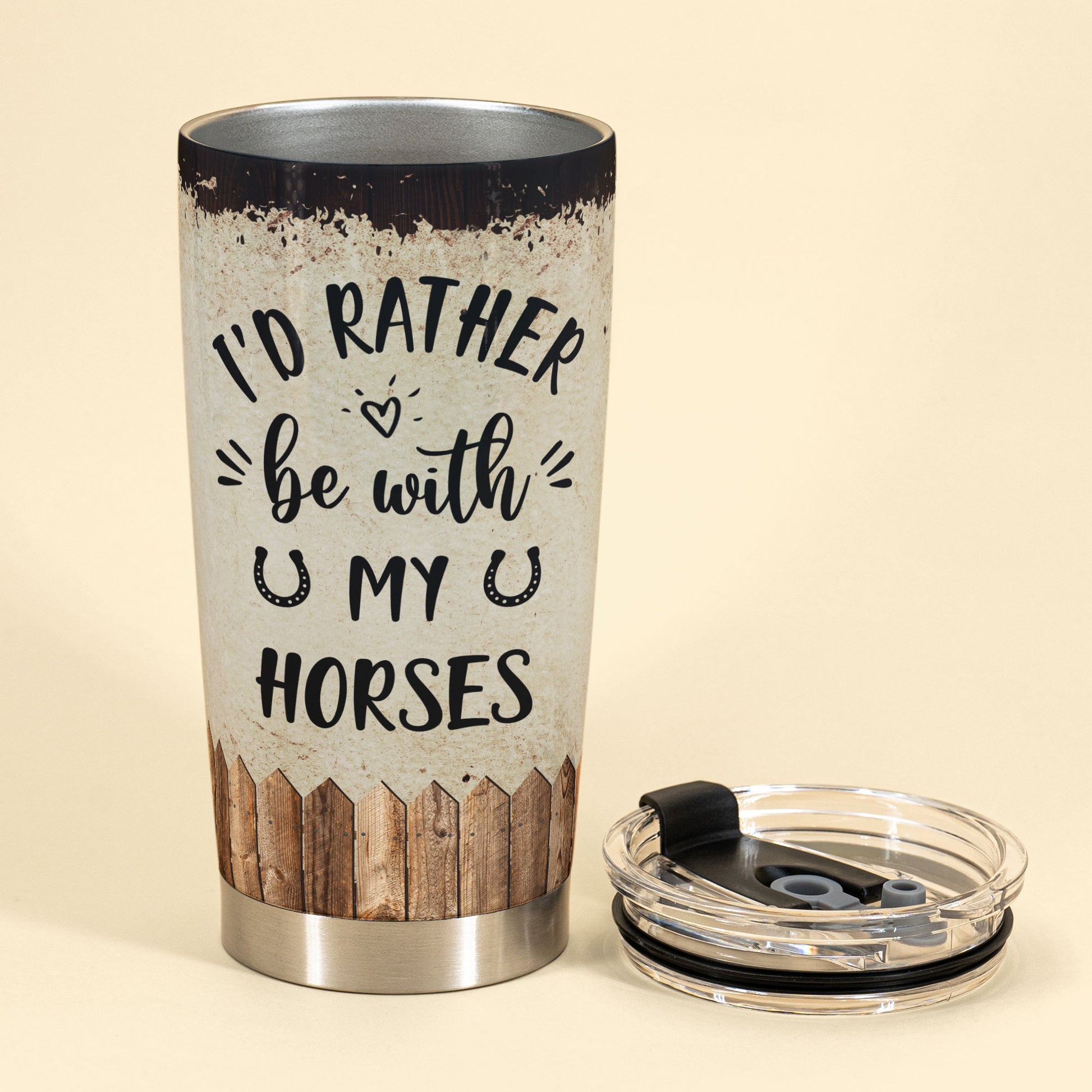 Who Loves Horses - Personalized Tumbler Cup - Birthday Gift For Horse Mom Horse Dad