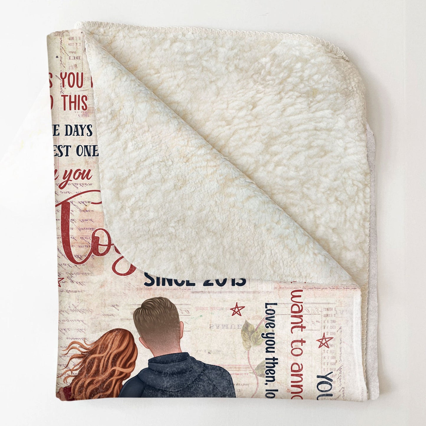 Wife Gifts Love You Then Love You Still - Personalized Blanket